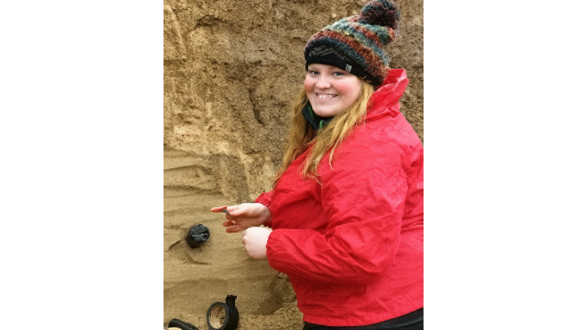 Jenny Bradley, Senior Science Technician in School of Environmental Sciences at University of Liverpool and Chair of University of Liverpool’s Technical Network collecting sediment samples in the field