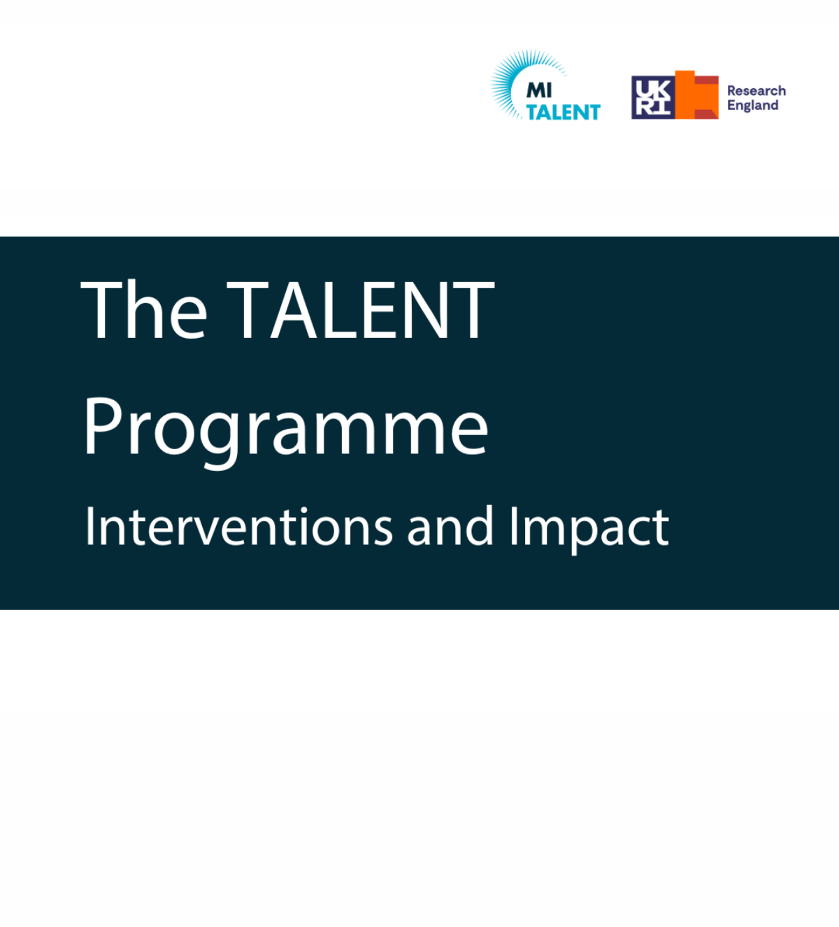 TALENT Programme: Interventions and Impact