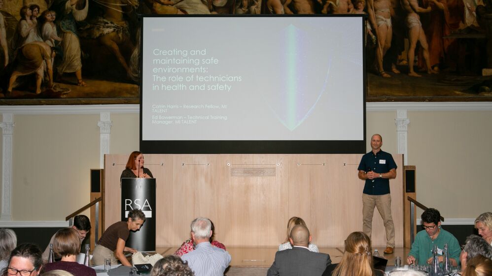 Stephen Franey Technician Commitment signatory event held at the Royal Society of Arts ...
