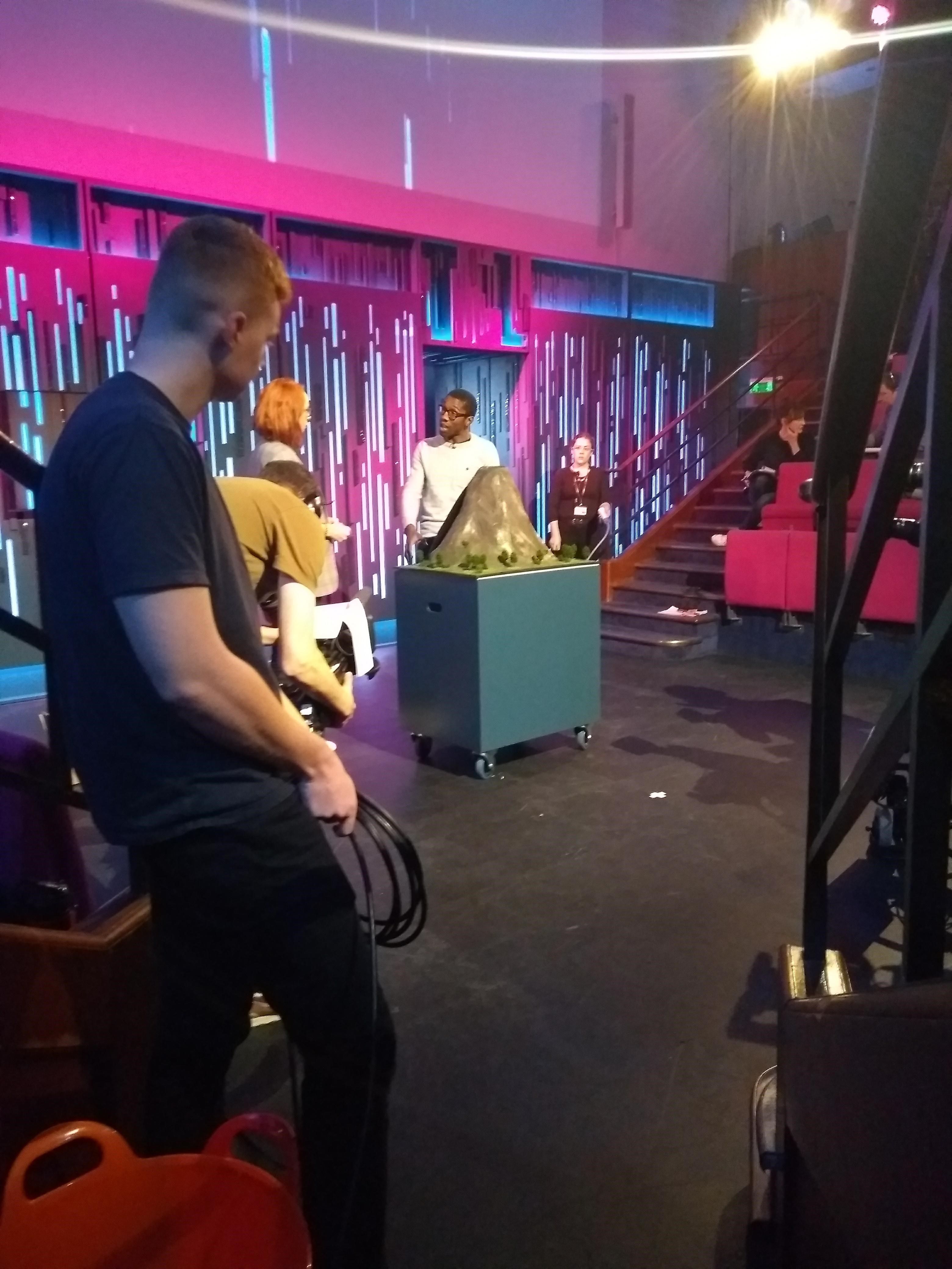 Blog Behind the scenes at the Ri Christmas Lectures Part 2 by Emma
