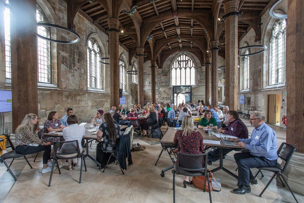 attendees inside the Hall